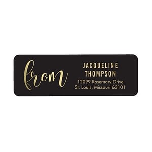 Best Future Graduation Return Address Labels - Berry Berry Sweet
